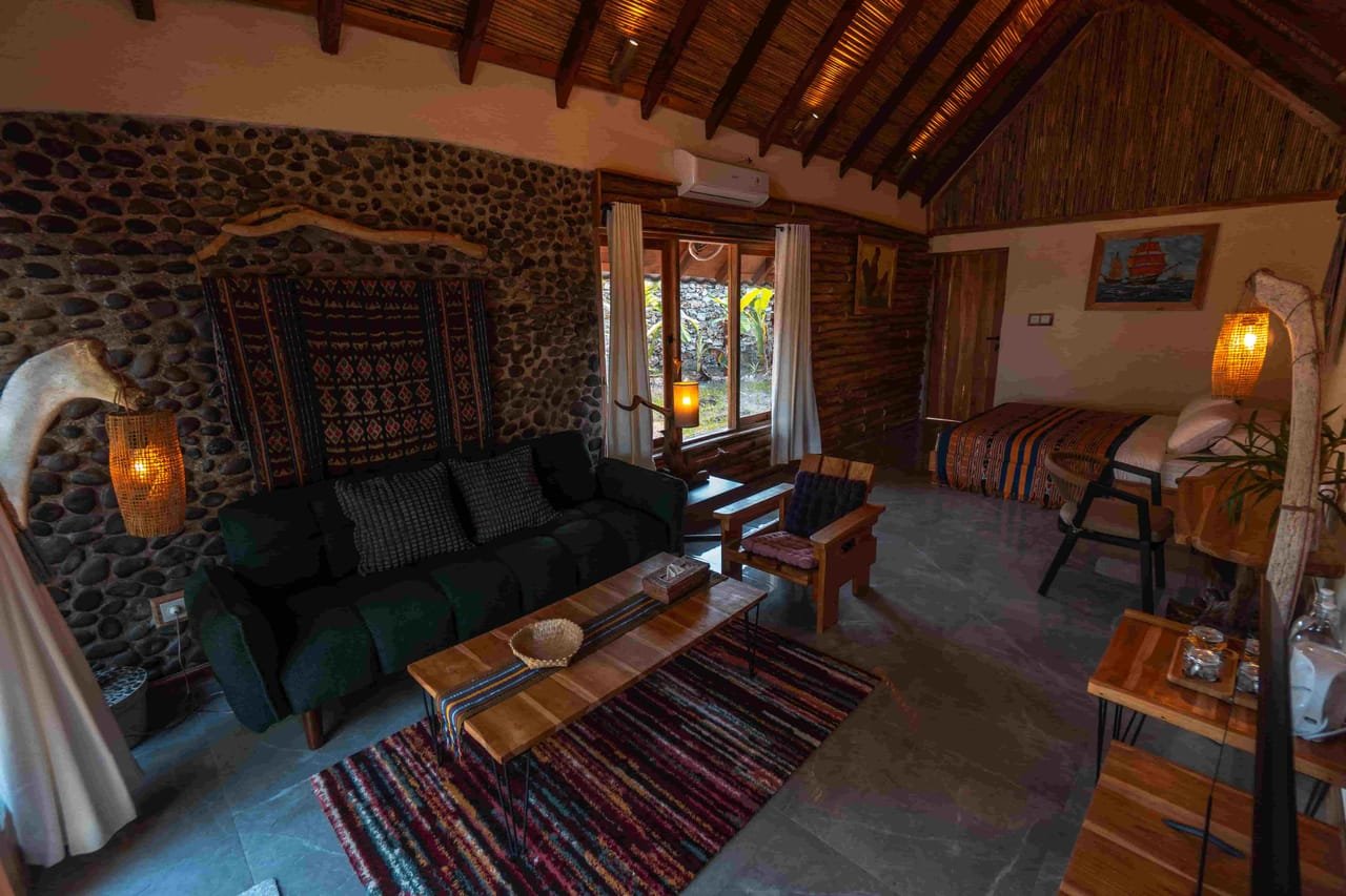 A second view of the Garden View villa interior